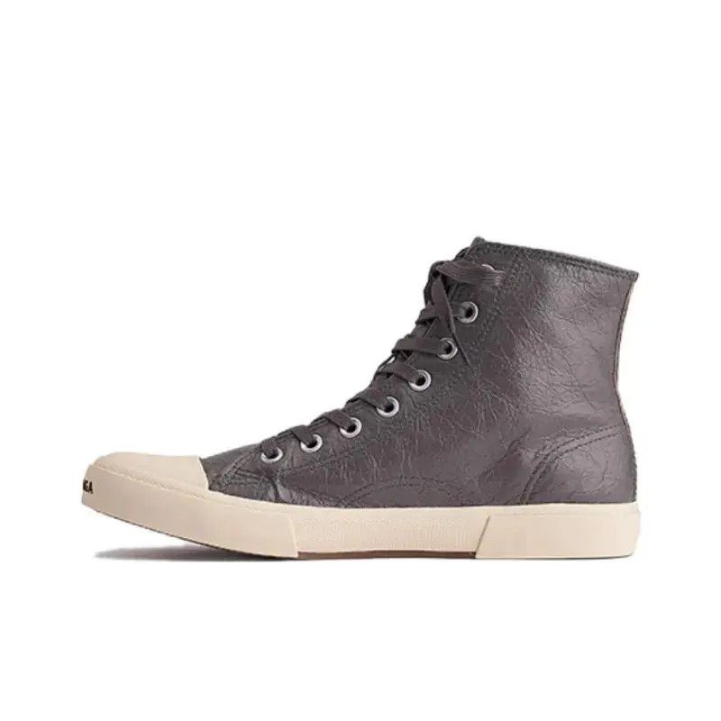 Balenciaga o1bcso1str1224 Paris Arena High Top Sneakers in Chocolate Size US 11 / EU 44 - 2 Thumbnail