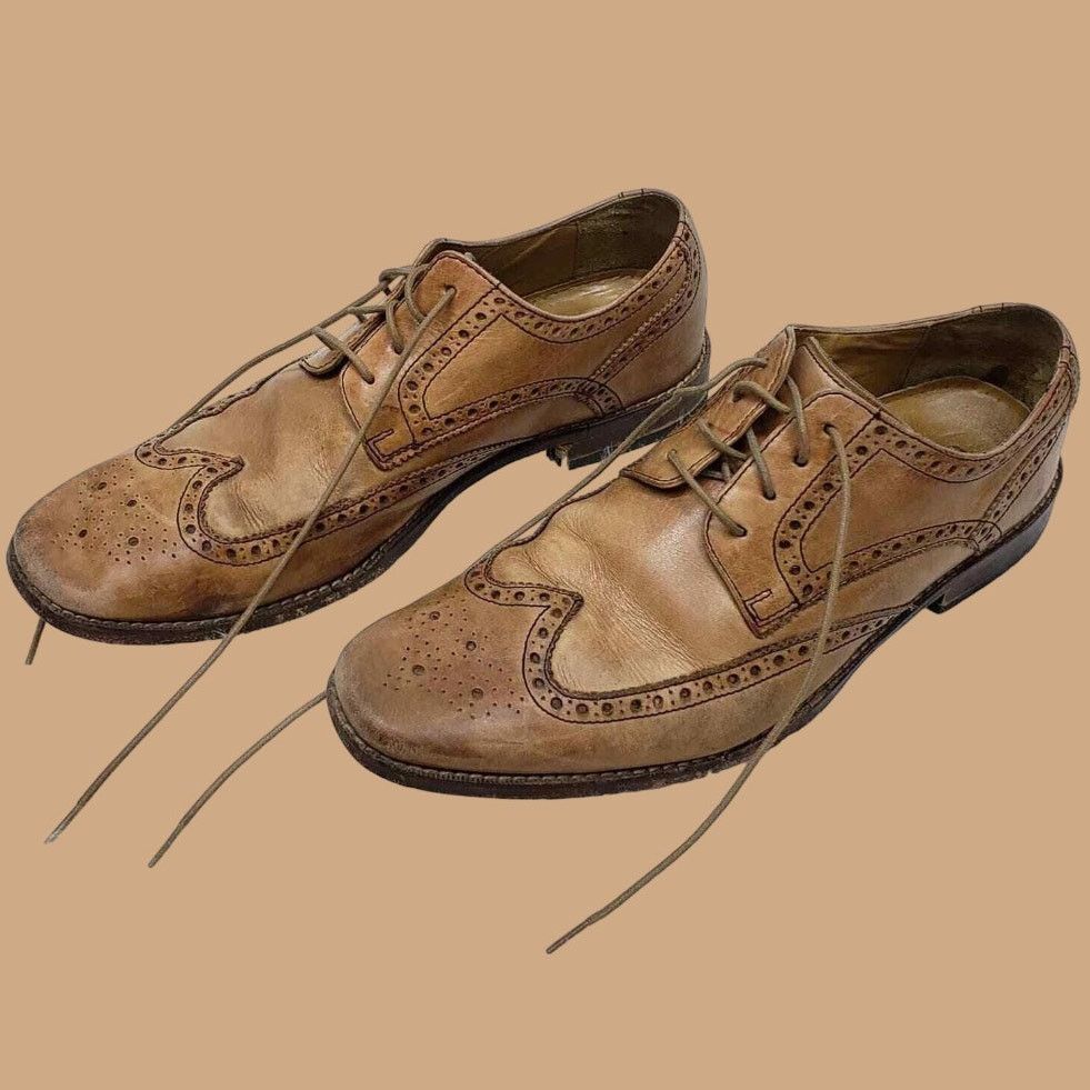 Cole Haan Cole Haan Wingtip Giraldo Derby Brogue Leather Goodyear Sole Size US 9 / EU 42 - 2 Thumbnail