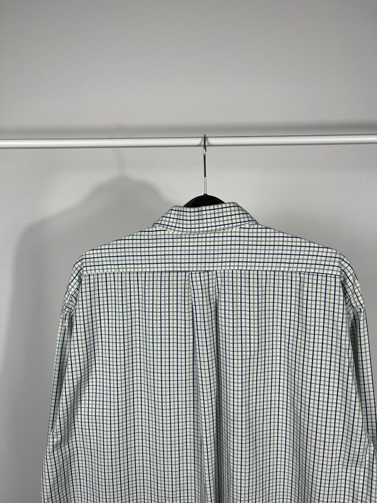 Yves Saint Laurent Vintage YSL Embroidered Logo Check Shirt Size M Size US M / EU 48-50 / 2 - 12 Thumbnail