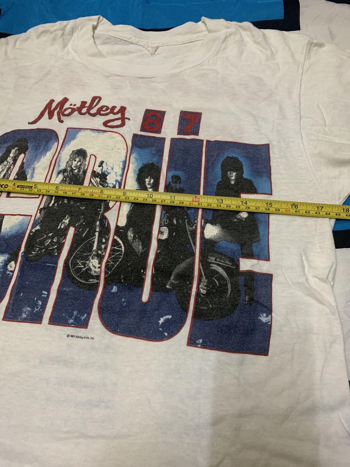 Band Tees × Vintage Vintage Band Tees Motley Crue 1987 Size US S / EU 44-46 / 1 - 9 Thumbnail