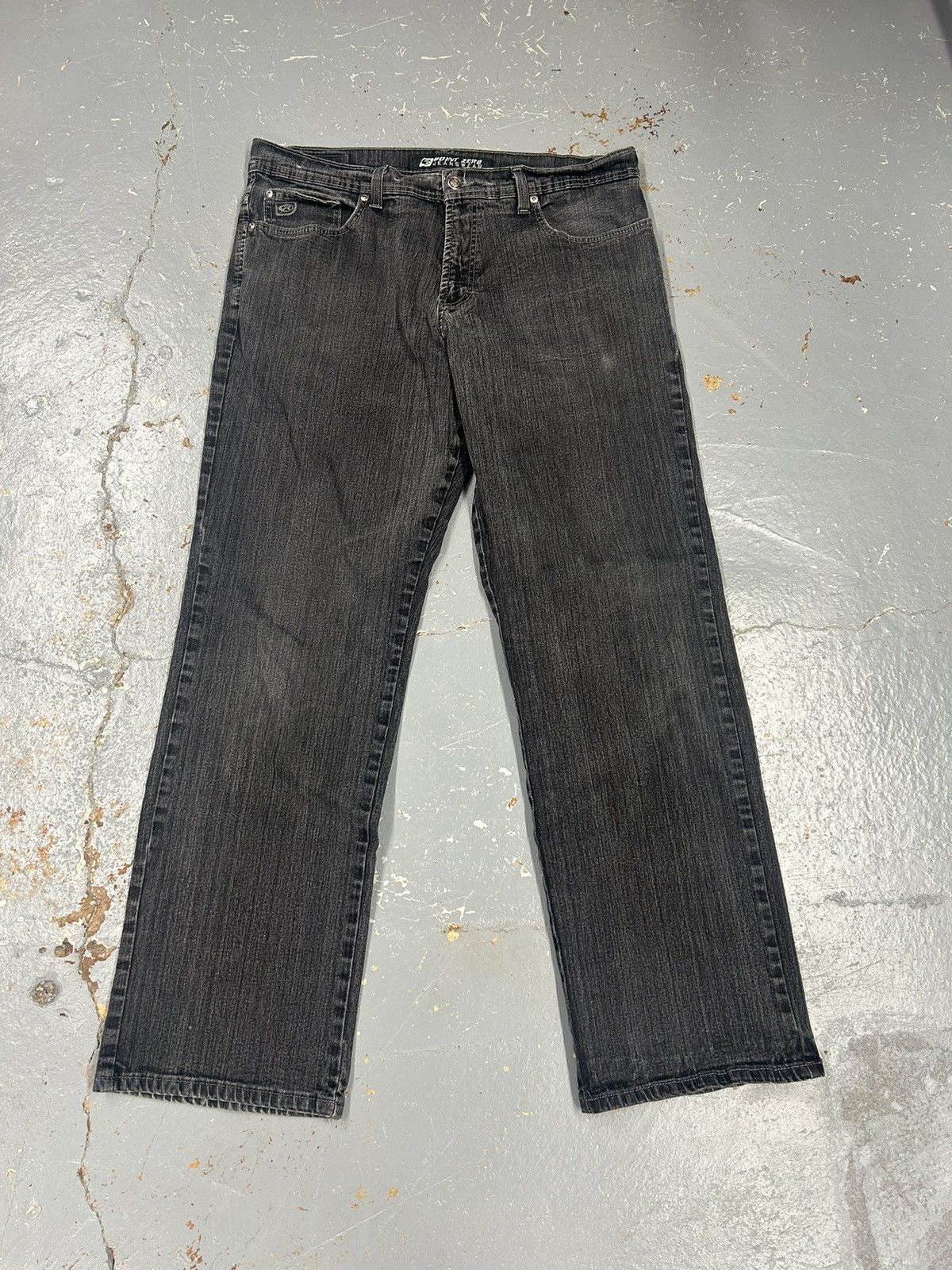 Point Zero × Vintage Crazy Vintage Y2K Point Zero Baggy Straight Fit Black Jeans Size US 36 / EU 52 - 1 Thumbnail