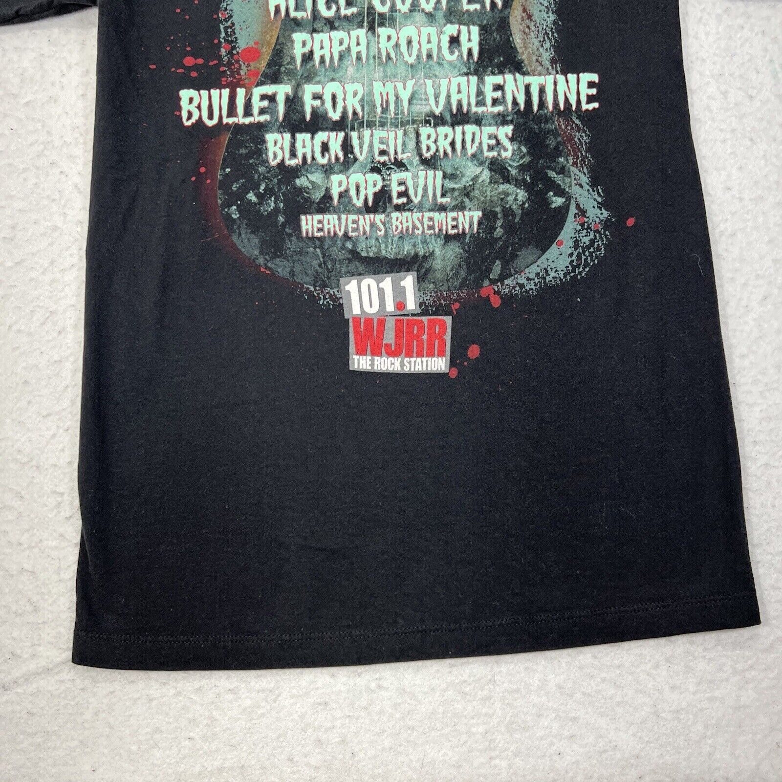 Pacific Legend Halloweenie Roast Metal Rock Radio WJRR Black Graphic Tee Size US S / EU 44-46 / 1 - 3 Thumbnail