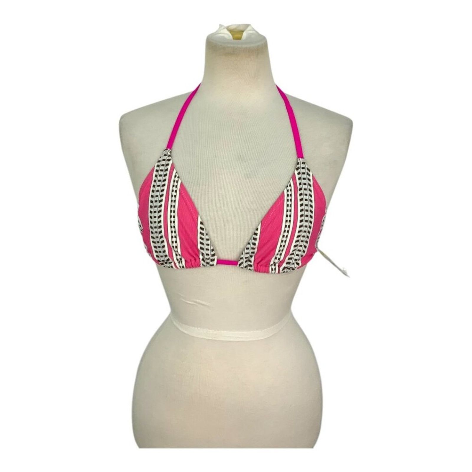 lemlem LemLem Amira Triangle Bikini Top Pink Sz Small NWOT $155 MSP Size S / US 4 / IT 40 - 2 Thumbnail
