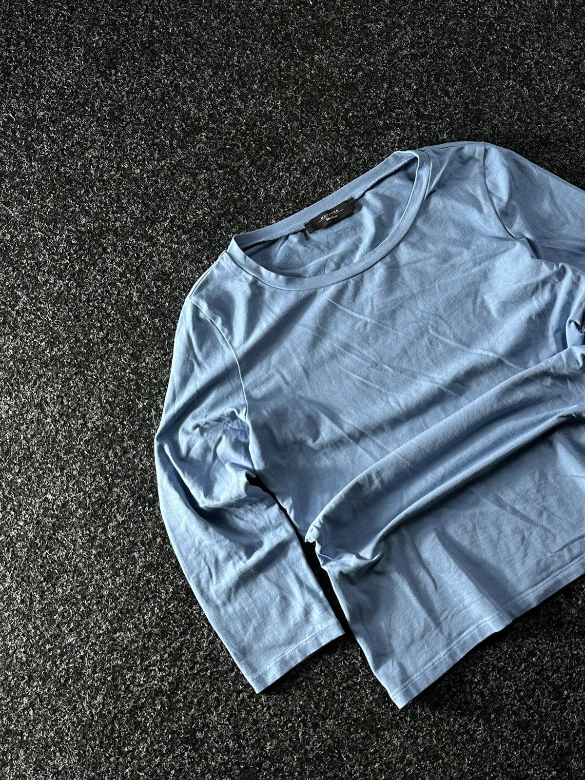 Max Mara × Weekend Max Mara 🚨Vintage RARE Max Mara weekend blank longsleeve tee sz M Size M / US 6-8 / IT 42-44 - 2 Thumbnail