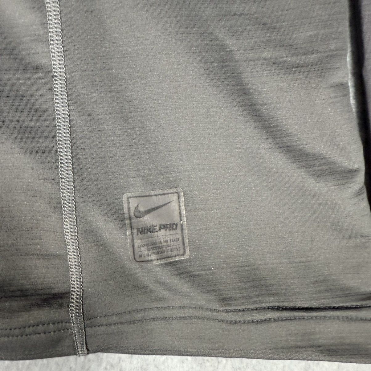 Nike Nike pro men’s gray fit embroidered workout sweatshirt Size US XL / EU 56 / 4 - 3 Thumbnail