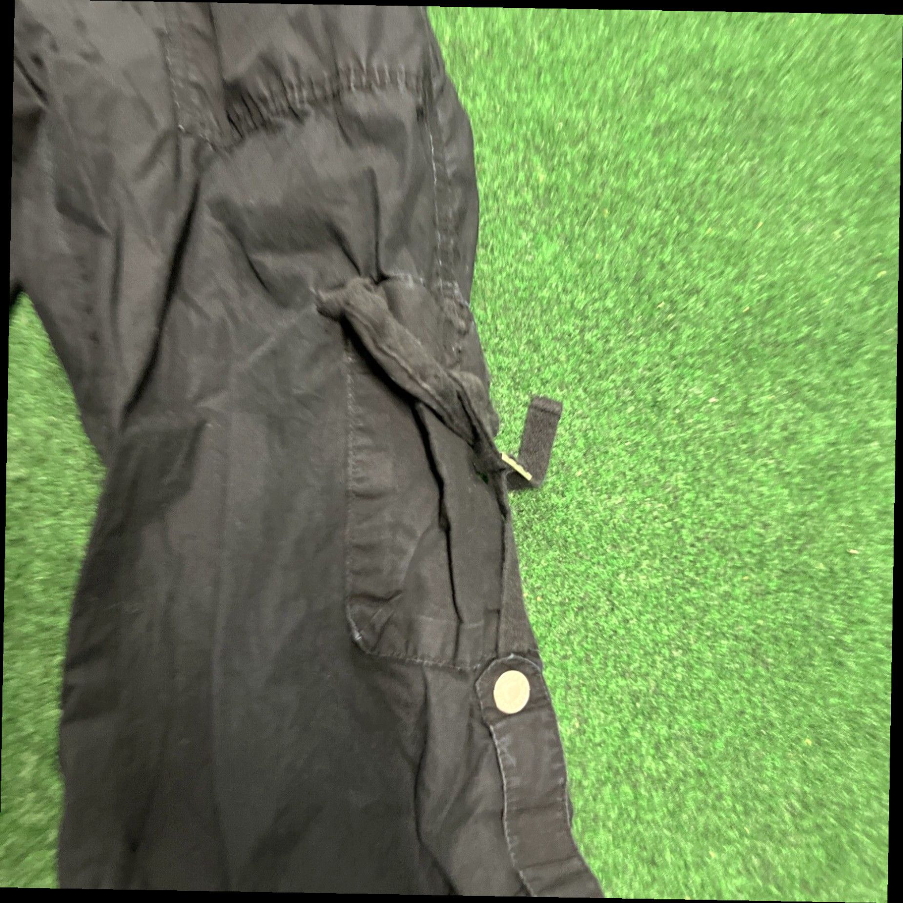 Faded Glory Faded Glory Womens Capris Sz 4 Black Utility Outdoors Summer Size ONE SIZE - 2 Thumbnail