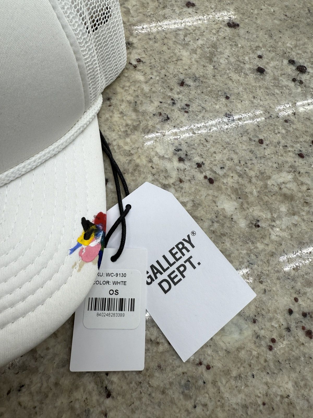 Gallery Dept. Gallery Dept White Trucker Hat Size ONE SIZE - 2 Thumbnail