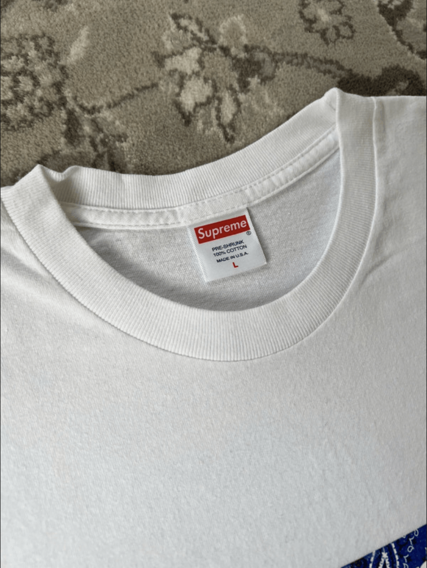 Tシャツ・カットソー Supreme / Bandana Box Logo Tee White Supreme Bandana Box Logo Tee - White – Grails SF