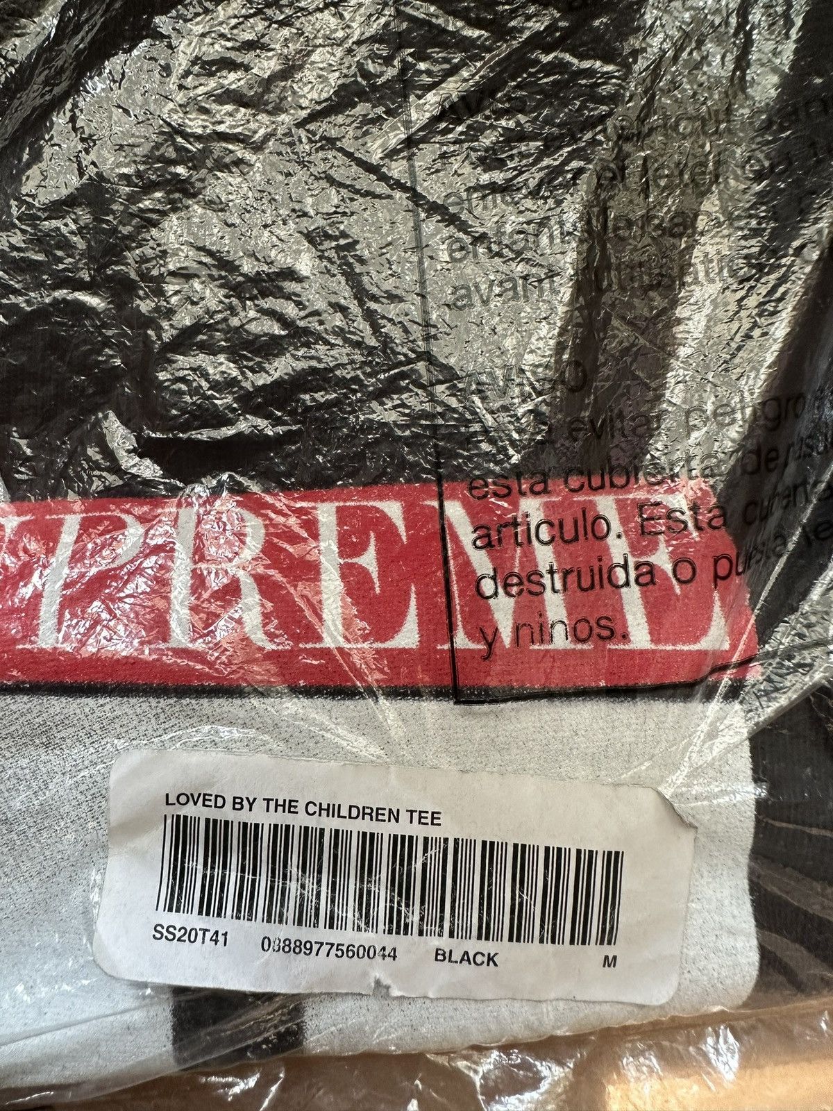 Supreme Supreme Loved By The Children Tee Size US M / EU 48-50 / 2 - 3 Thumbnail