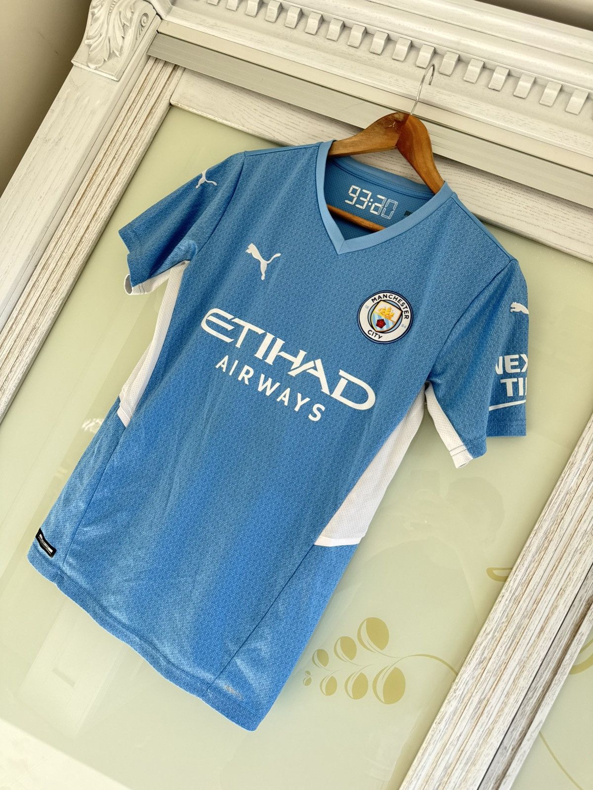 Puma Manchester City 2021-2022 Home Soccer Jersey Football Shirt Size US S / EU 44-46 / 1 - 3 Thumbnail