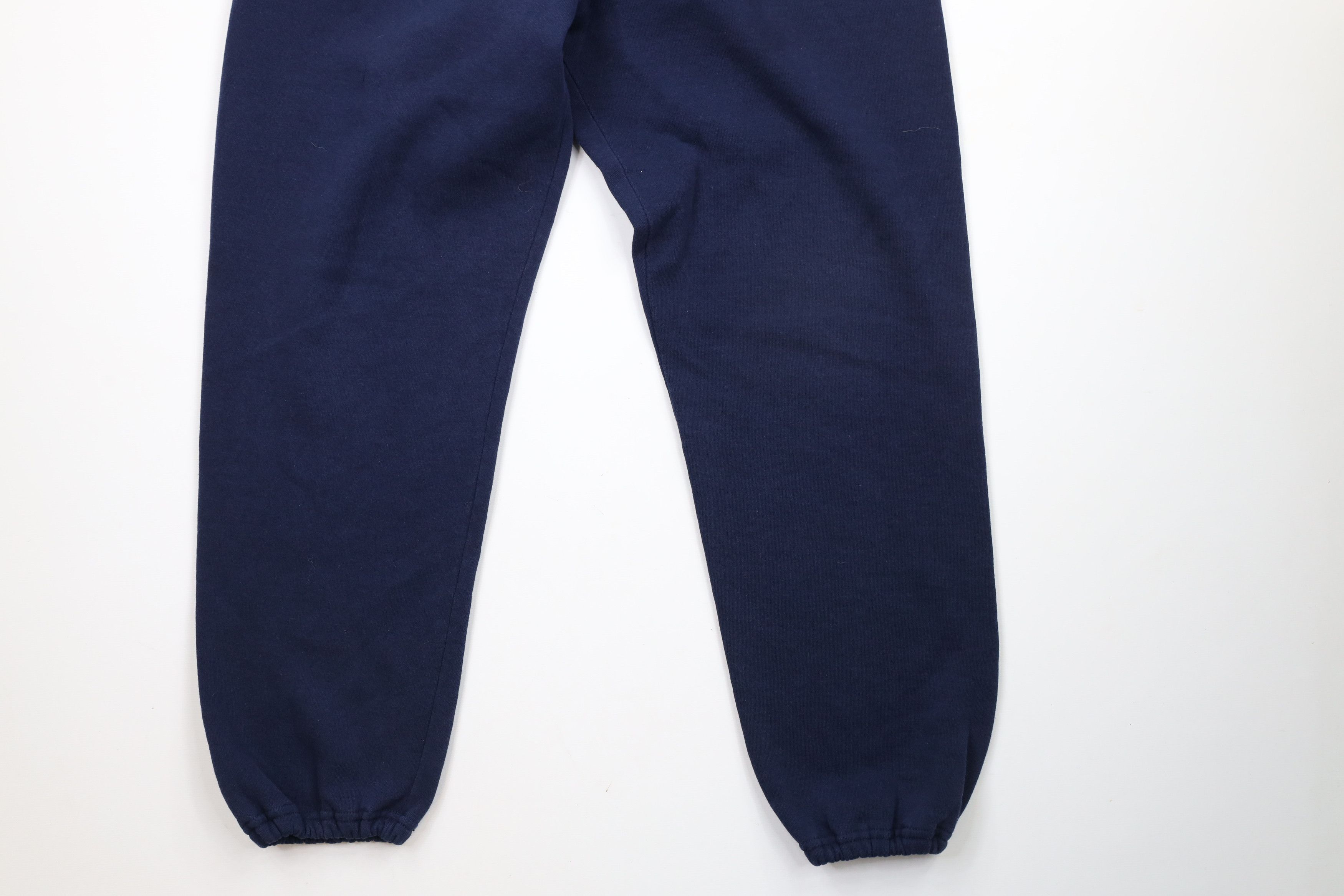 Russell Athletic × Vintage Vintage 90s Russell Athletic Blank Sweatpants Joggers Blue Size US 36 / EU 52 - 4 Thumbnail