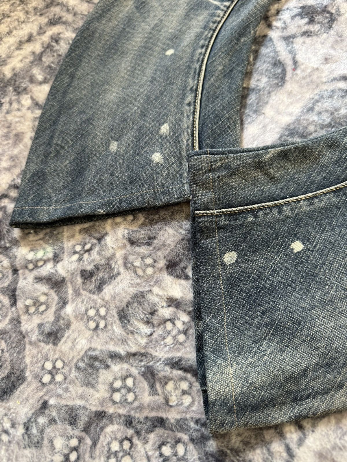 PPFM × The Smiths 2000s PPFM Japan Curve Leg Gun Pocket Jeans Size US 30 / EU 46 - 22 Thumbnail