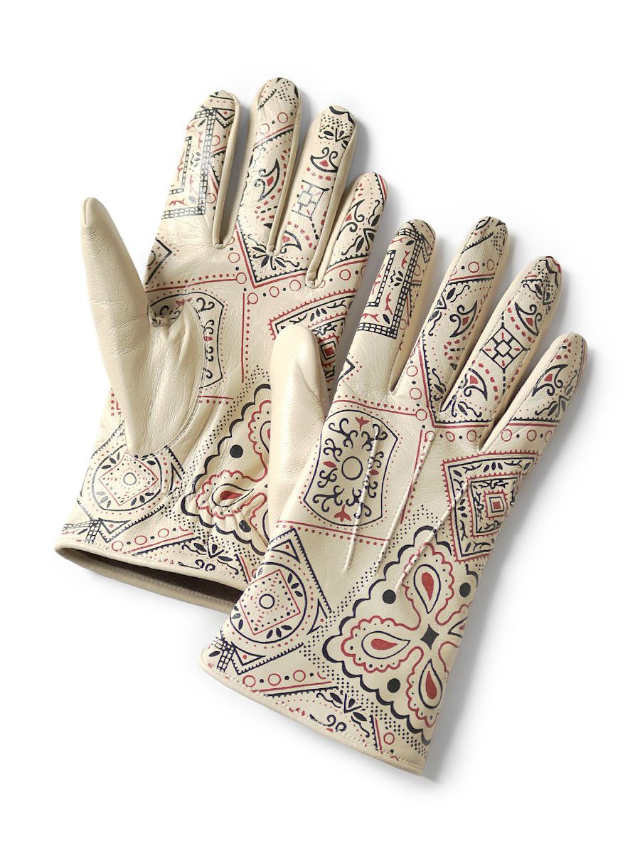 Kapital Kapital COOKIE bandana leather glove Size ONE SIZE - 1 Thumbnail