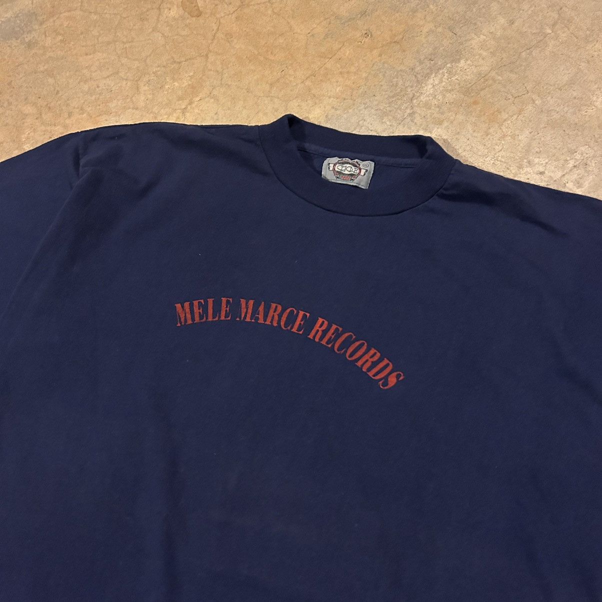Band Tees × Vintage Crazy Vintage 90s Mele Marce Records Music Label Tee Grunge Size US XL / EU 56 / 4 - 2 Thumbnail