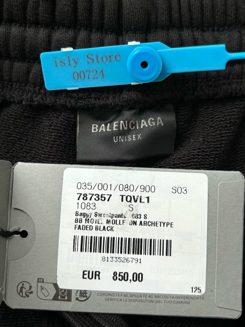 Balenciaga Balenciaga size S Straight Leg Casual Pants with Erosive E Size US 26 / EU 42 - 4 Thumbnail