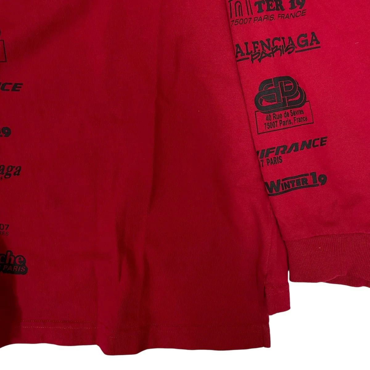 Balenciaga Logo Motif Turtleneck Long Sleeve Tee Size US XS / EU 42 / 0 - 3 Thumbnail