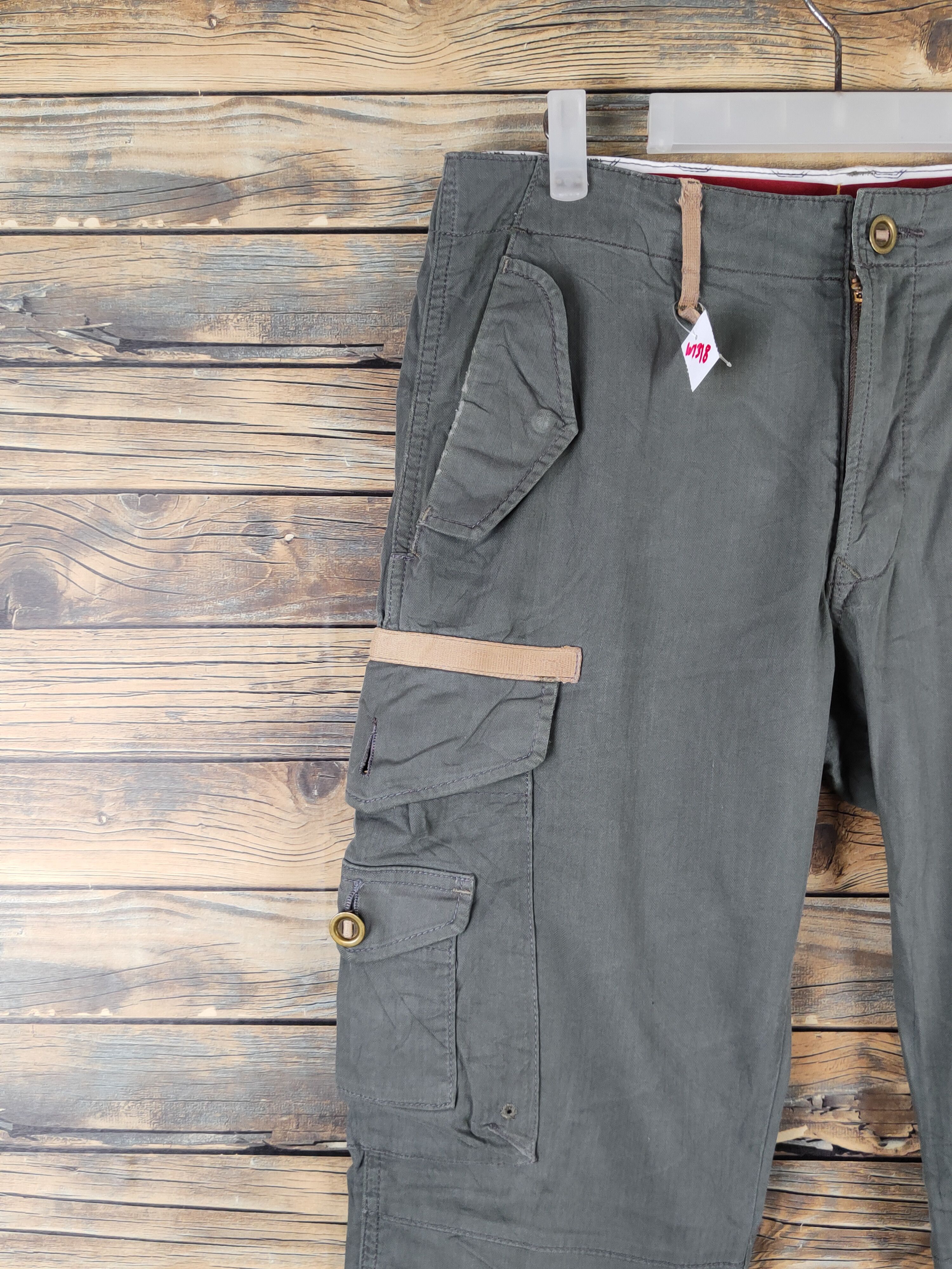 Edwin Edwin Green Multipocket Tactical Cargo Pants #W1318 Size US 31 - 3 Thumbnail