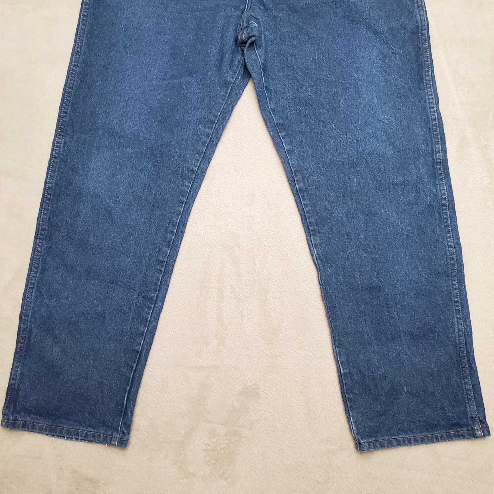 Wrangler Wrangler Jeans Mens 38x30 Blue Denim Rodeo Cowboy Cut 100% Cotton 13MWZ USA Size US 38 / EU 54 - 2 Thumbnail