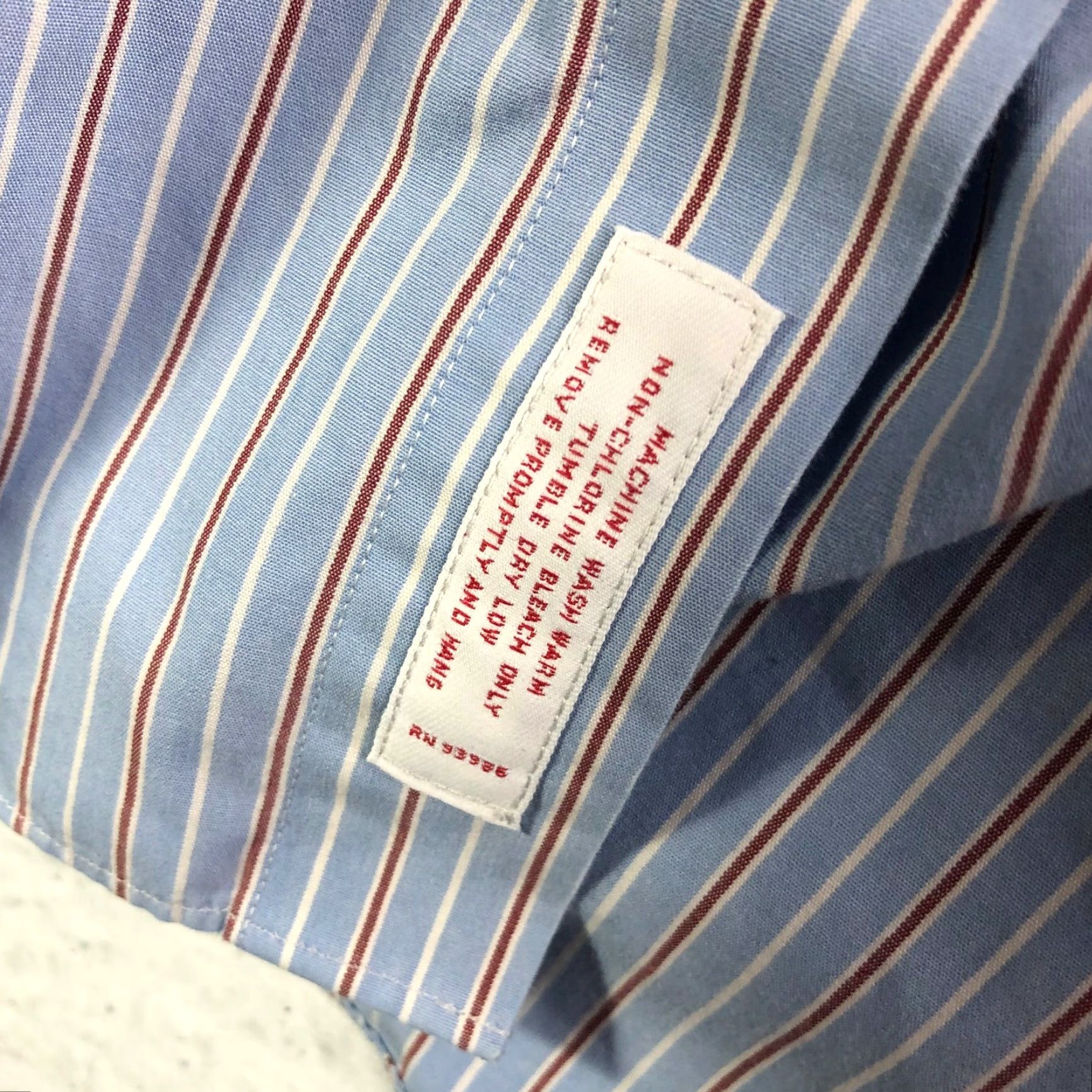 Brooks Brothers Brooks Brothers Mens Button-Up Shirt 15.5 33 Blue Striped Long Sleeve Button-Up Shirt Size US L / EU 52-54 / 3 - 4 Thumbnail