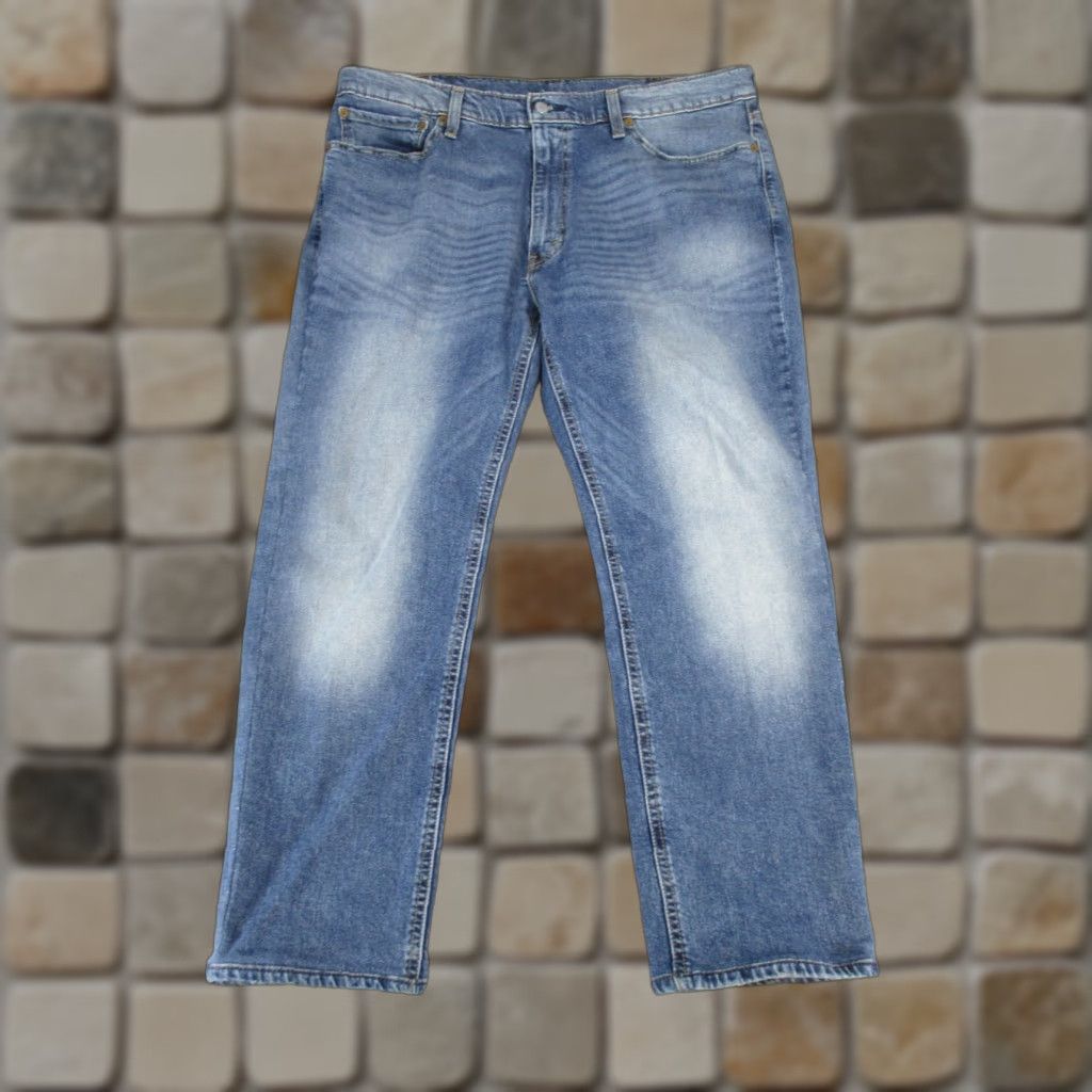 Levi's Levi's 541 Jeans Mens Athletic Taper 38 Light Wash Denim Regular 28in Blue 38x28 Mens Size US 38 / EU 54 - 1 Preview