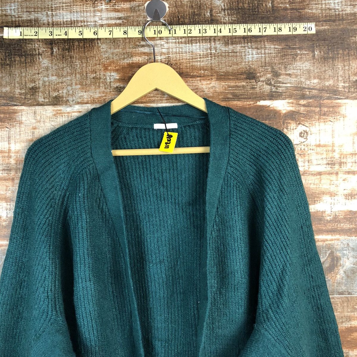 GU GU Green Cardigan Knitwear #A2311 Size L / US 10 / IT 46 - 4 Thumbnail
