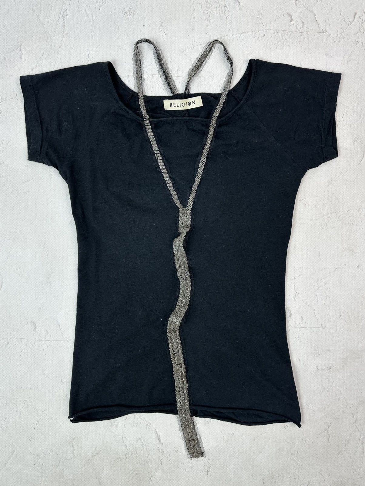 If Six Was Nine Vintage Religion Black T-shirt Size US M / EU 48-50 / 2 - 2 Thumbnail
