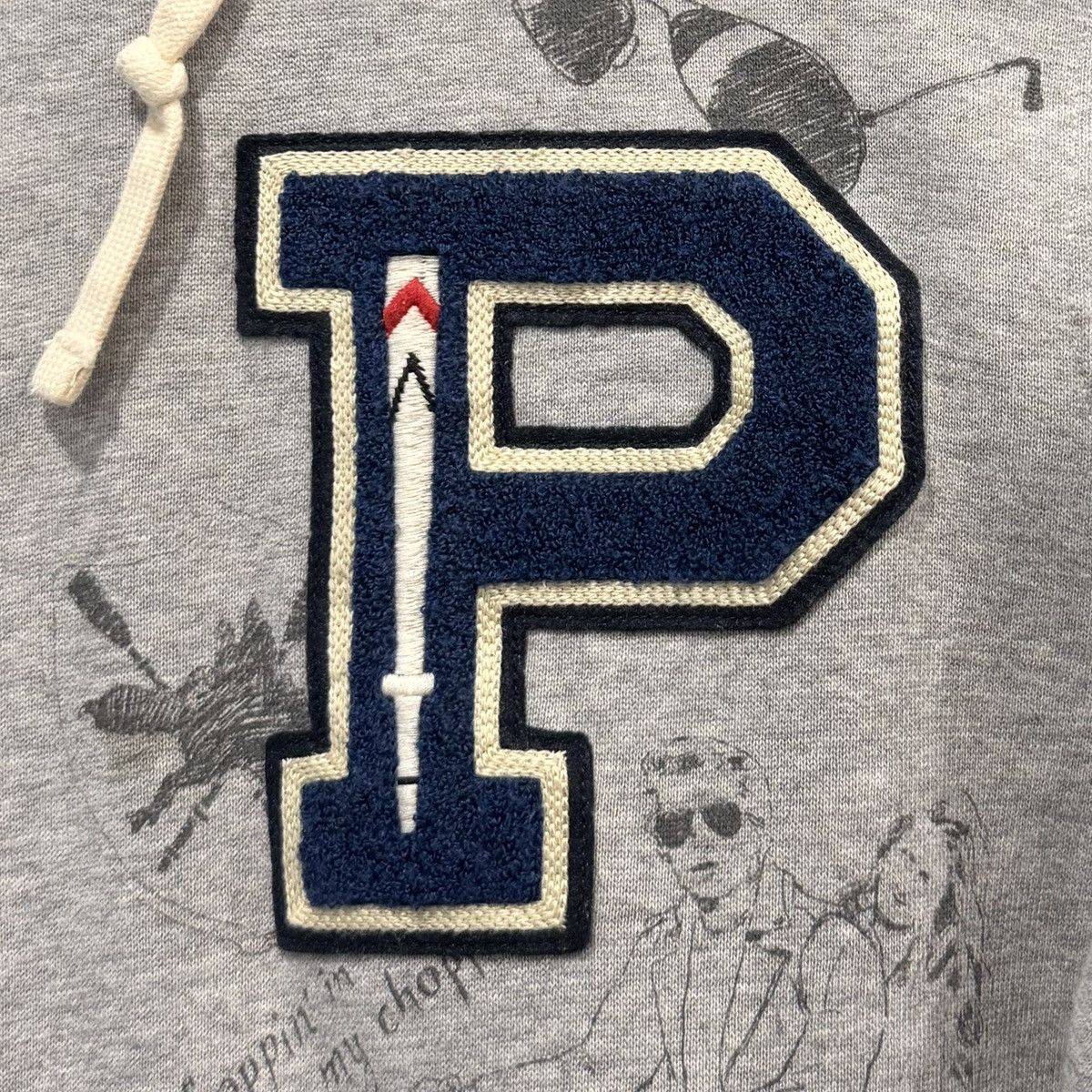 Polo Ralph Lauren Polo Ralph Lauren P Patch 1967 All Over Print Hoodie Size US M / EU 48-50 / 2 - 7 Thumbnail