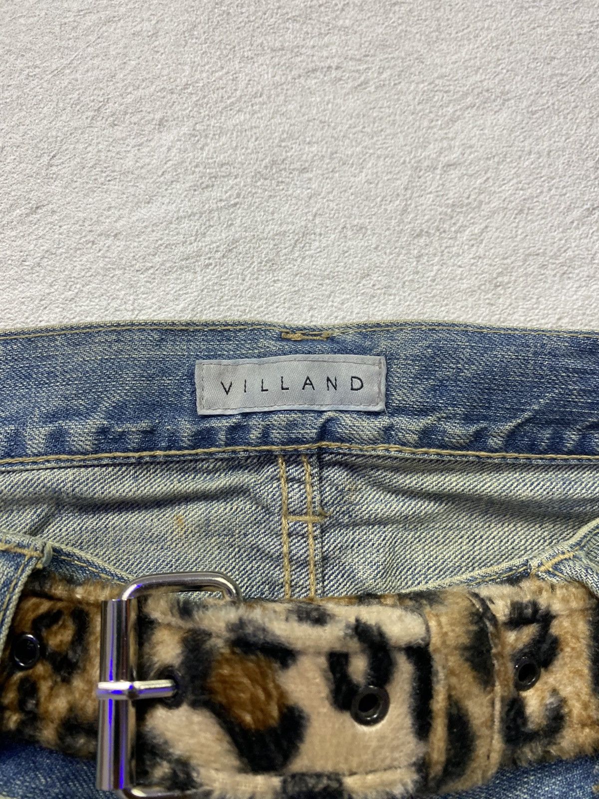 If Six Was Nine × Japanese Brand × Tornado Mart DS!! Villand double waist flared jean Size US 35 - 5 Thumbnail
