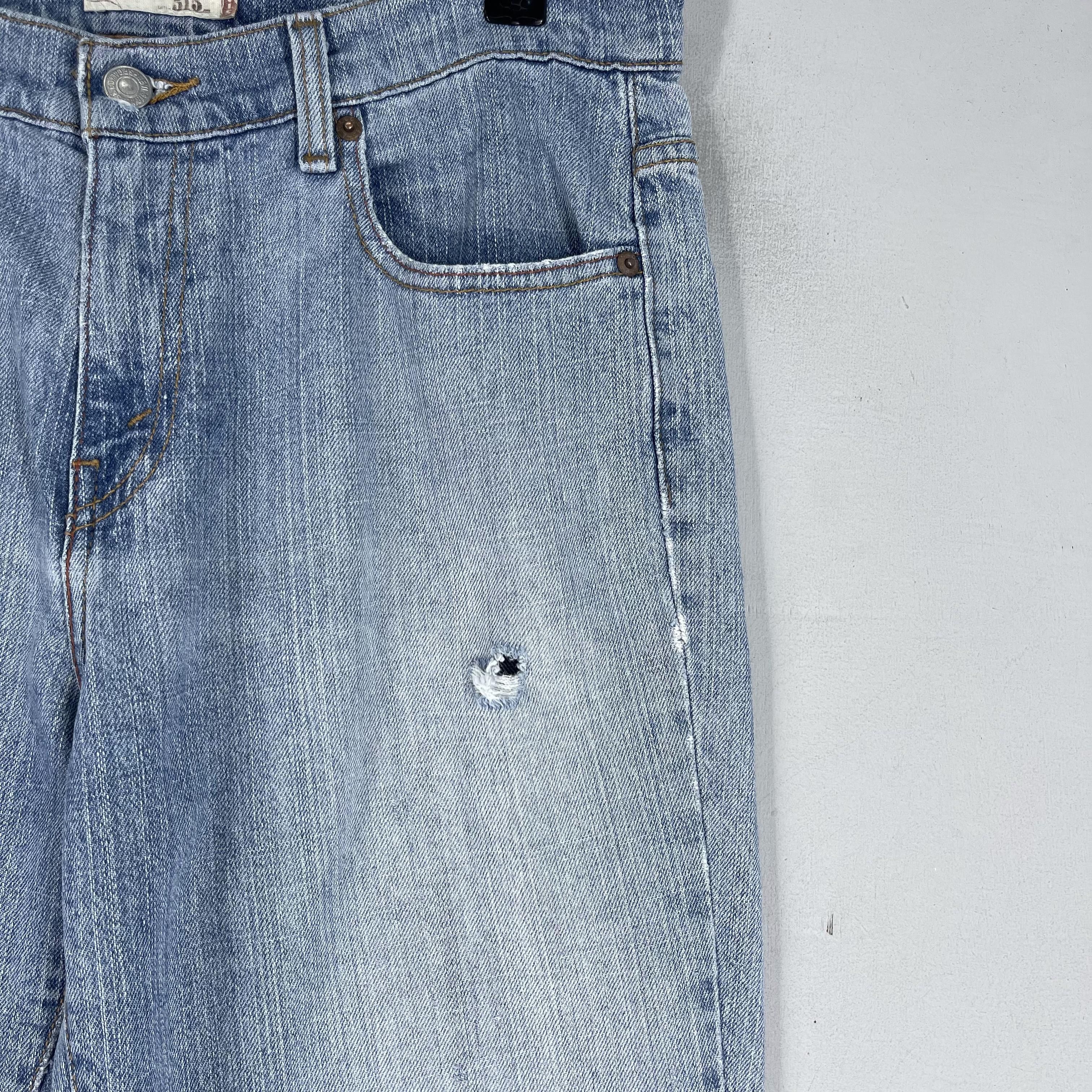 Levi's × Vintage W31 L31 Vintage Levis 515 Distressed Bootcut Jeans Size 31" - 3 Thumbnail