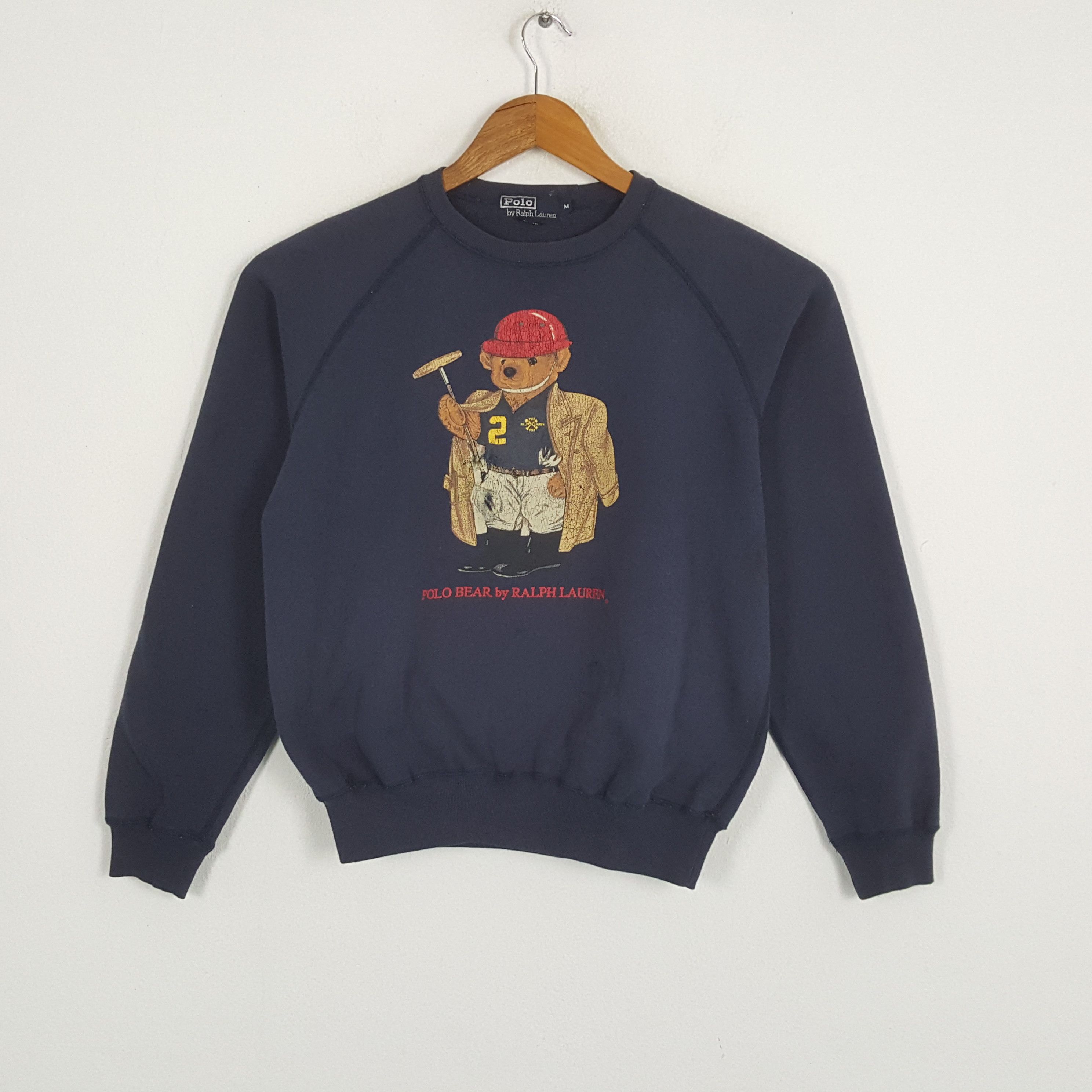 Polo Ralph Lauren × Vintage Vintage POLO BEAR by RALPH LAUREN Fashion Brand Sweatshirts Size US M / EU 48-50 / 2 - 1 Thumbnail