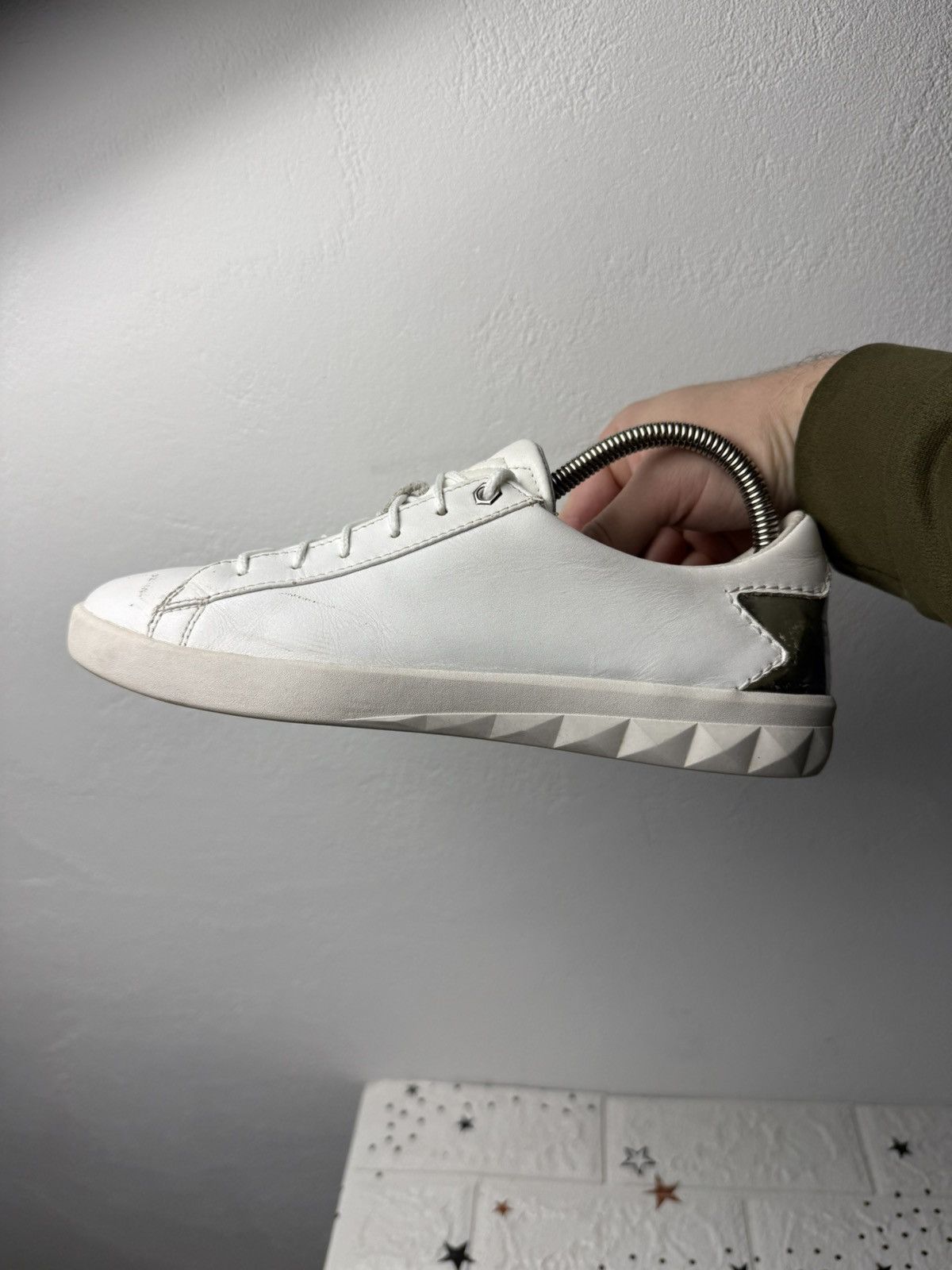 Diesel DIESEL WOMEN SNEAKERS US7 UK6.5 EUR39 Leather White Casual Size US 7 / IT 37 - 2 Thumbnail