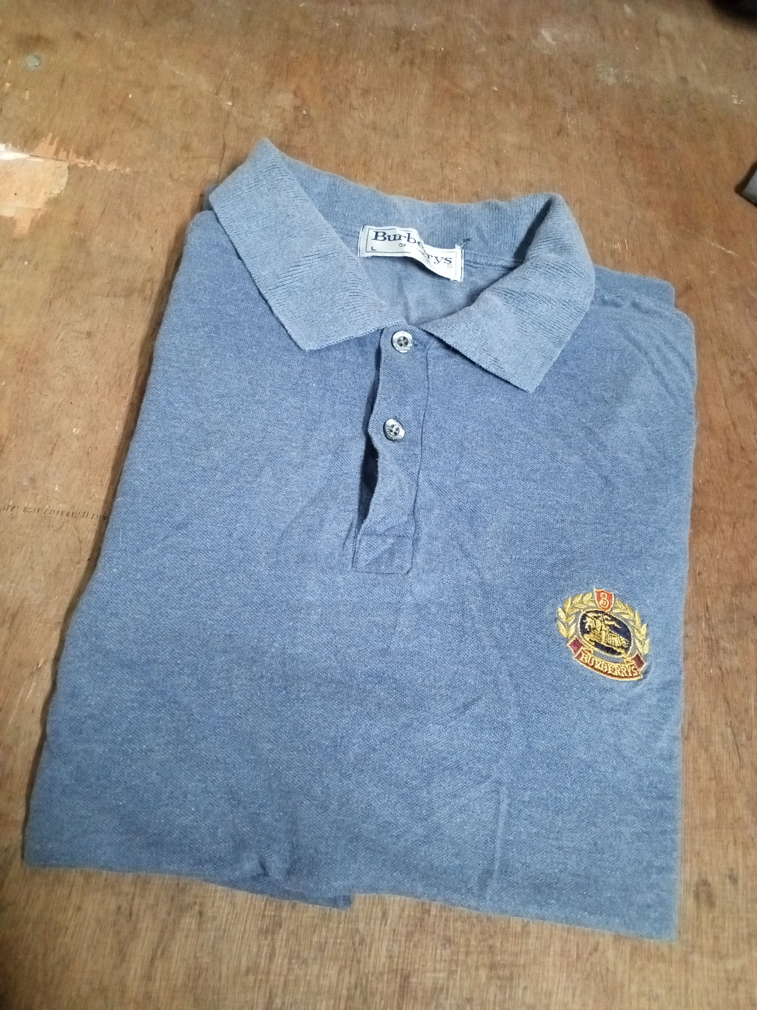 Burberry × Vintage POLO BURBERRY PORTUGAL Size US L / EU 52-54 / 3 - 1 Thumbnail