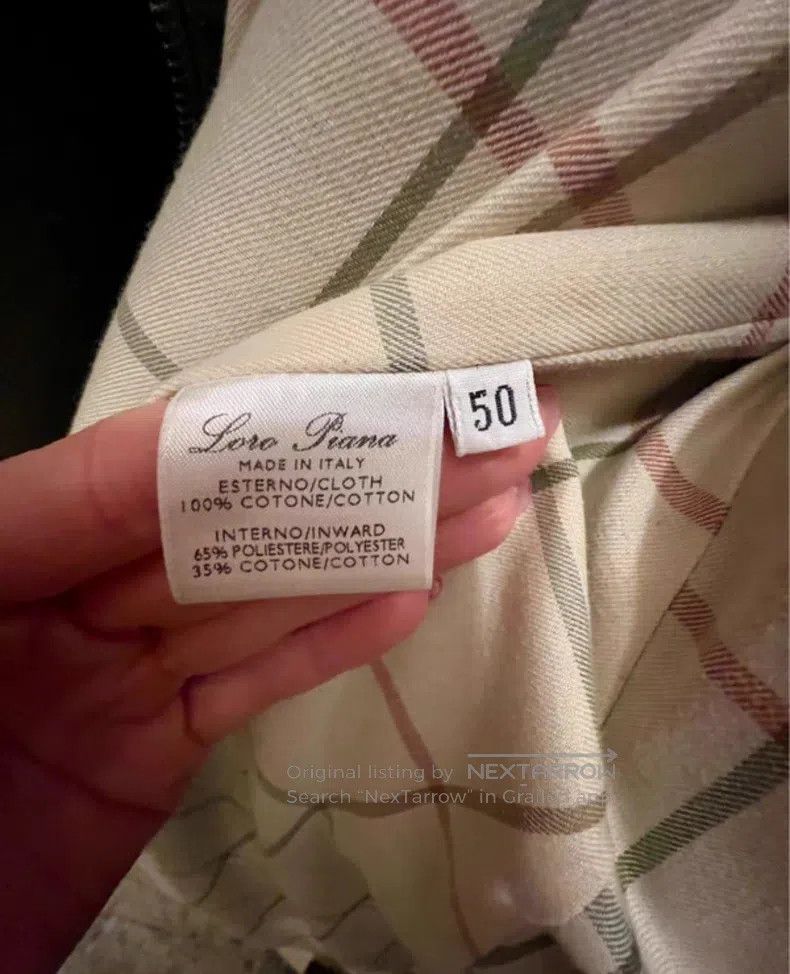 Loro Piana Loro Piana Long coat, pure cotton with interlining Size US M / EU 48-50 / 2 - 4 Thumbnail