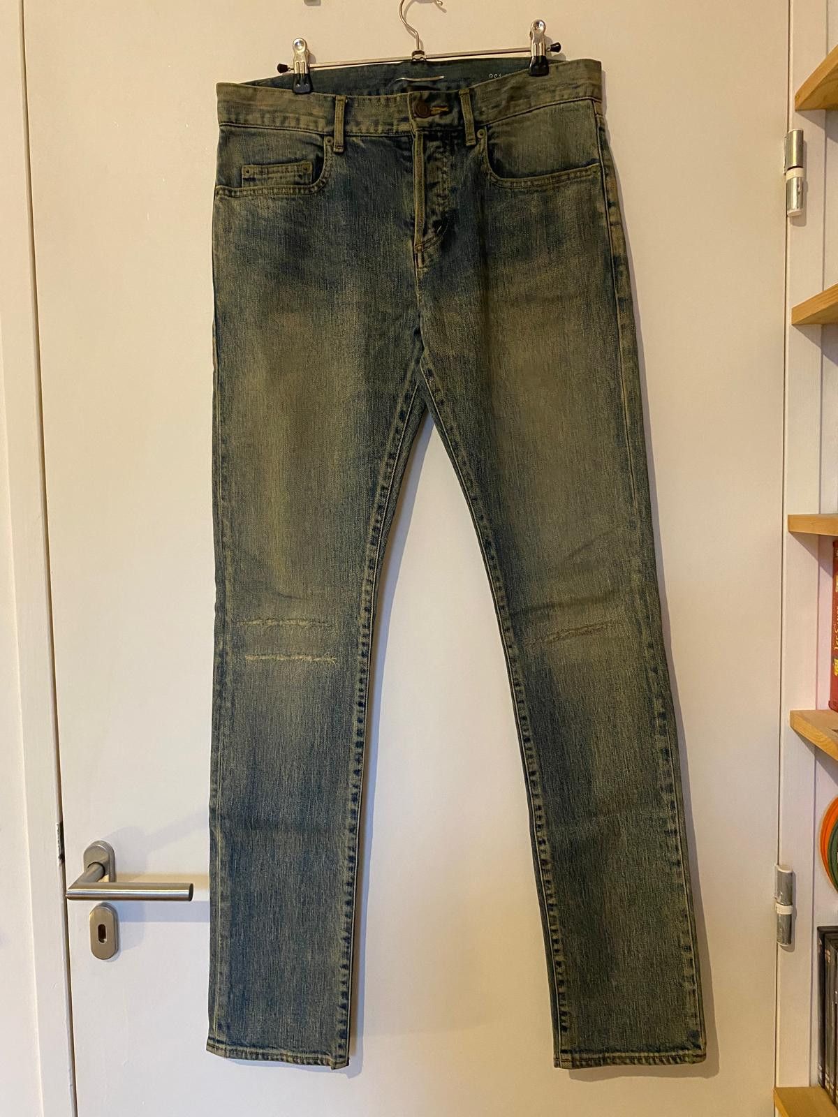 Saint Laurent Paris Skinny jeans, light blue wash (Hedi Slimane era) Size US 31 - 1 Thumbnail