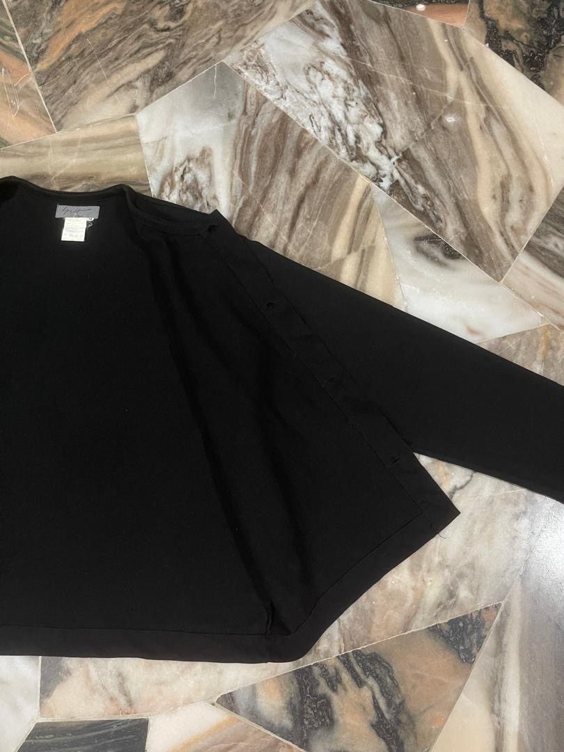 Yohji Yamamoto Yohji Yamamoto Pour Homme Full Black Casual Jacket Size US M / EU 48-50 / 2 - 12 Thumbnail