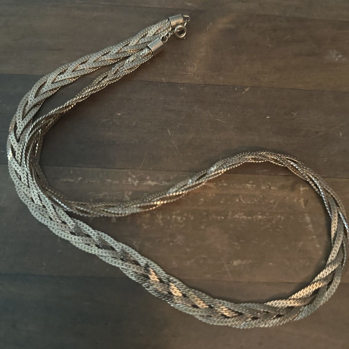Vintage Vintage gold tone braided chain necklace Size ONE SIZE - 3 Thumbnail