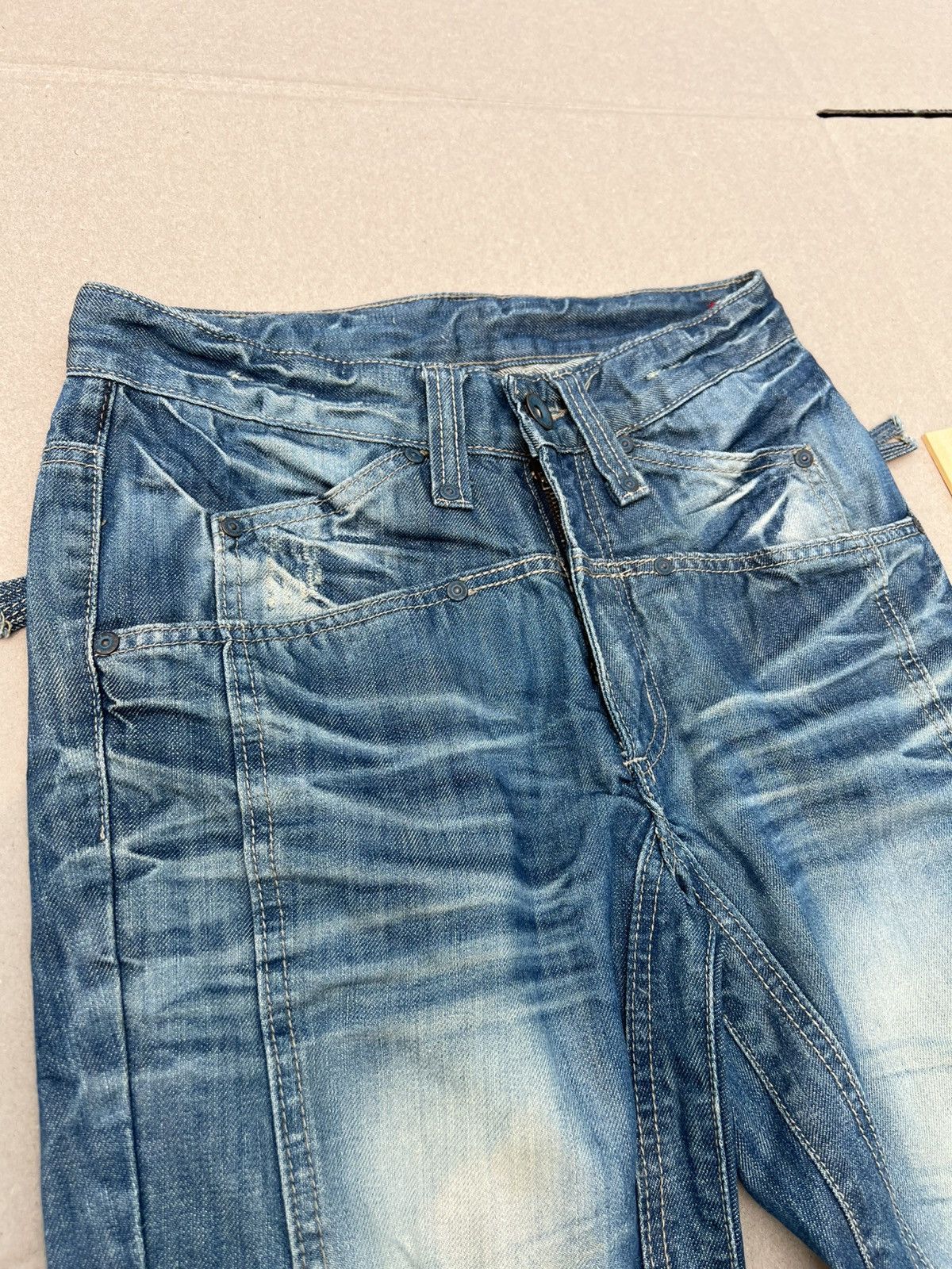 Japanese Brand Joneaa Japanese Patchwork Streetwear Jeans Size US 28 / EU 44 - 3 Thumbnail