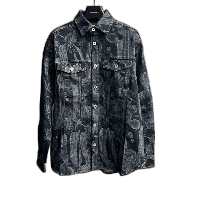 Loewe Loewe Cactus Print Long Sleeve Shirt-yf Size US L / EU 52-54 / 3 - 1 Thumbnail