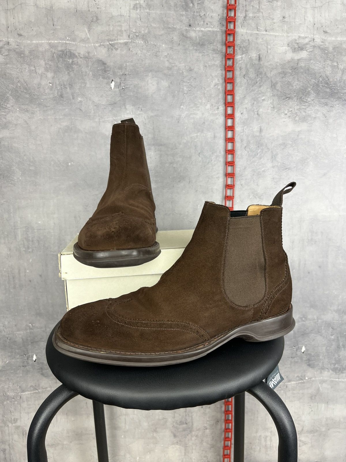 Church's Church's Brown Suede Chelsea Boots Shoes UK 9 F US 10 EU 43 Size US 10 / EU 43 - 21 Thumbnail