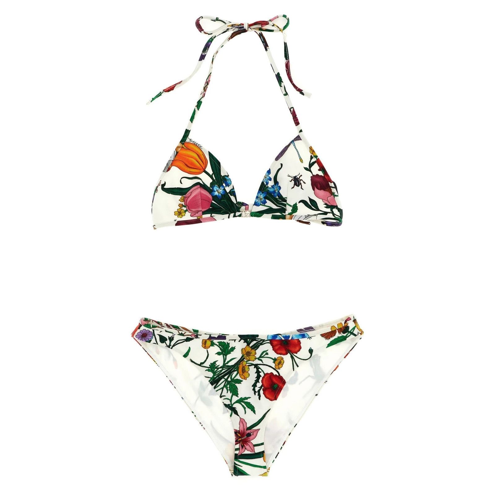 GUCCI Flower Flora White Bikini New & Authentic (Women's siz