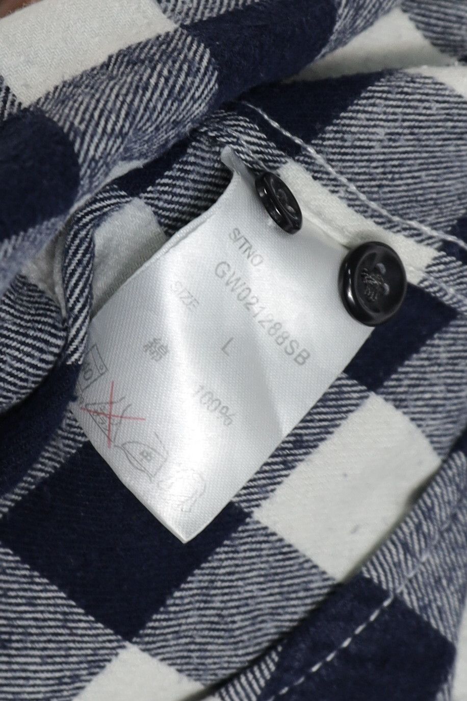 Global Work Global Work Kemeja Black White Check Flannel Shirt Size US S / EU 44-46 / 1 - 6 Thumbnail