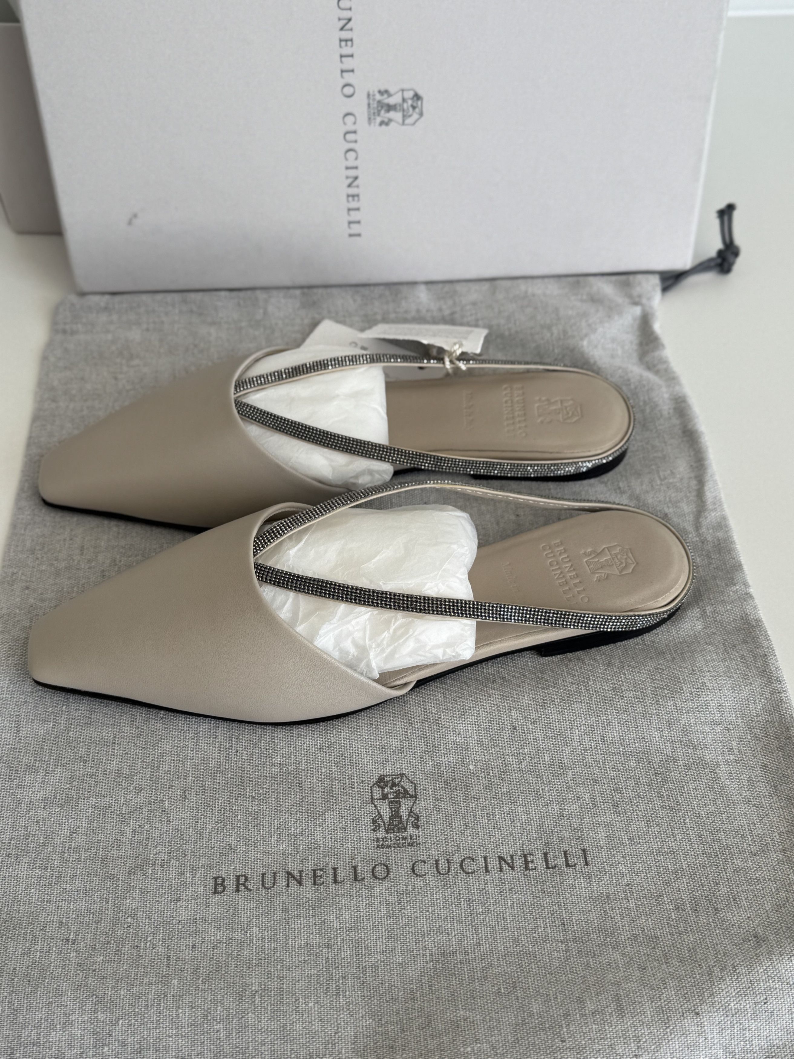 Brunello Cucinelli Brunello Cucinelli Mules | Brand new Size US 5 / IT 35 - 6 Thumbnail