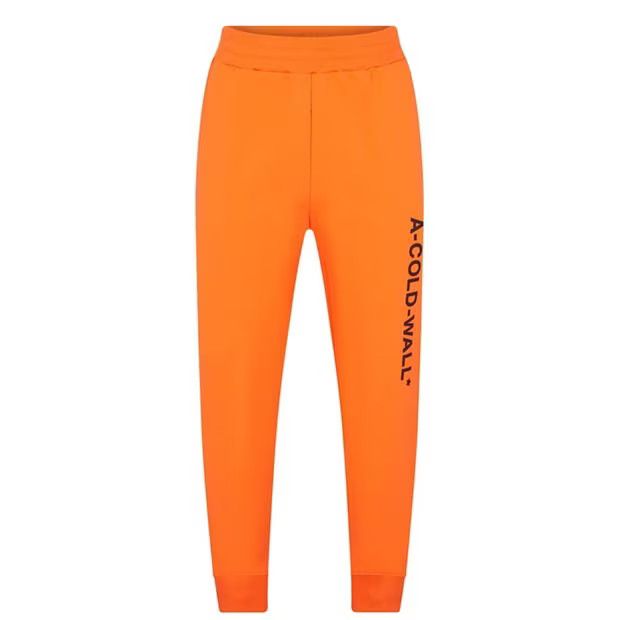 image of A Cold Wall O1G2R1Mq0524 Essential Logo Joggers & Sweatpants In Orange, Men's (Size 36)