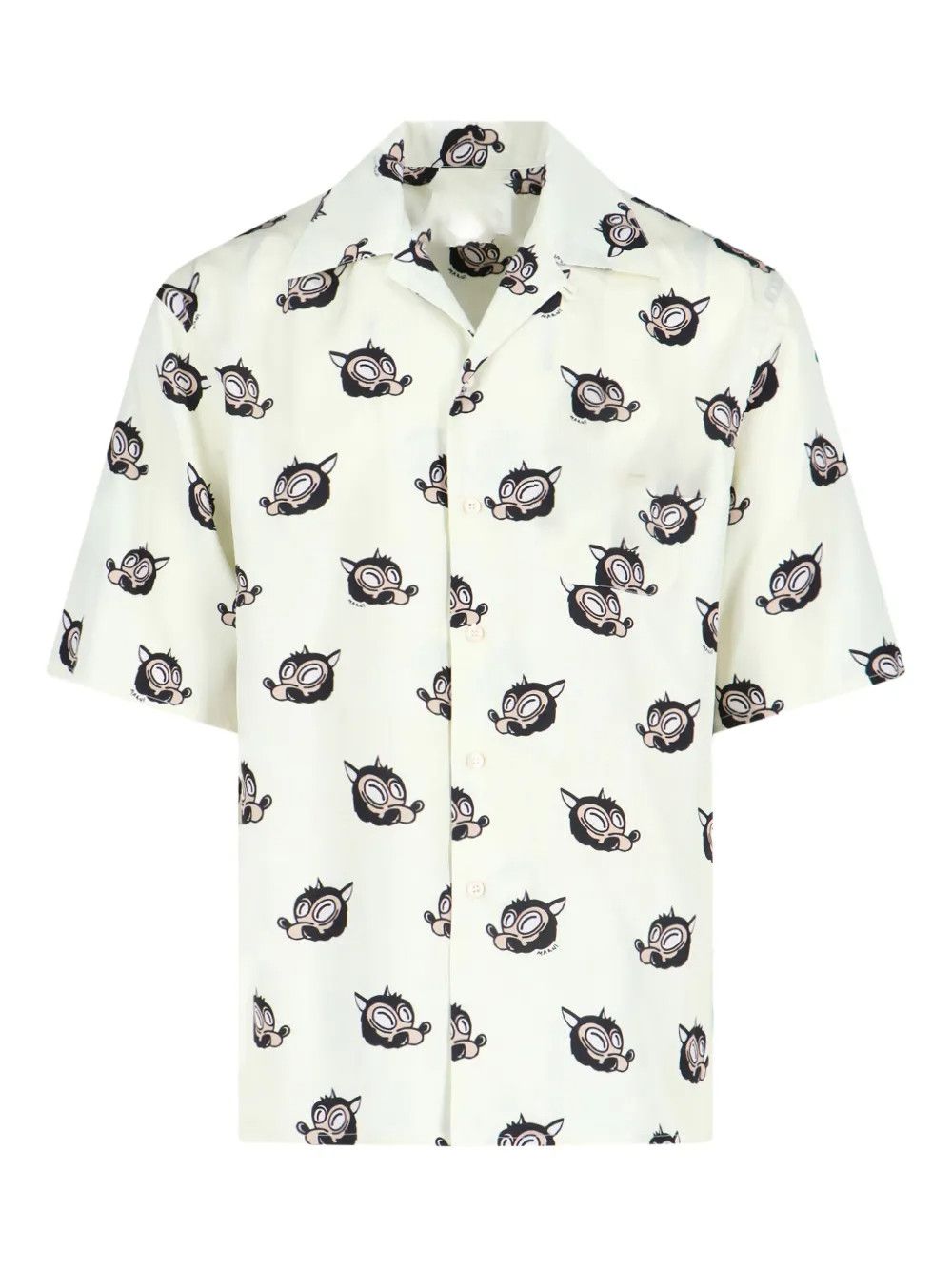 Other Printed Camp Collar Shirt – Cream Size US XL / EU 56 / 4 - 3 Thumbnail