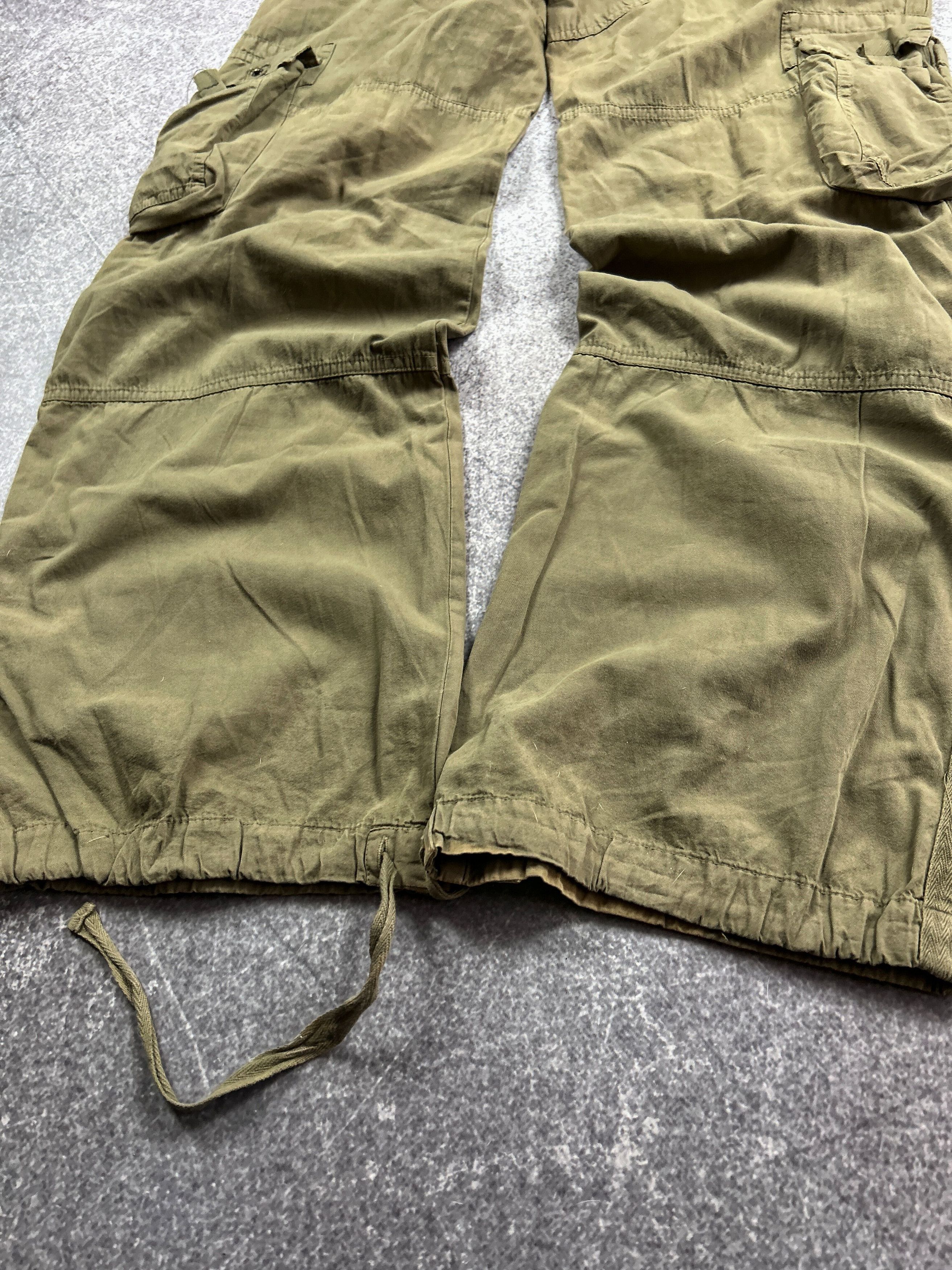 Designer Vintage Junya Watanabe Balenciaga Style Cargo Jeans 90s Size US 32 / EU 48 - 3 Thumbnail