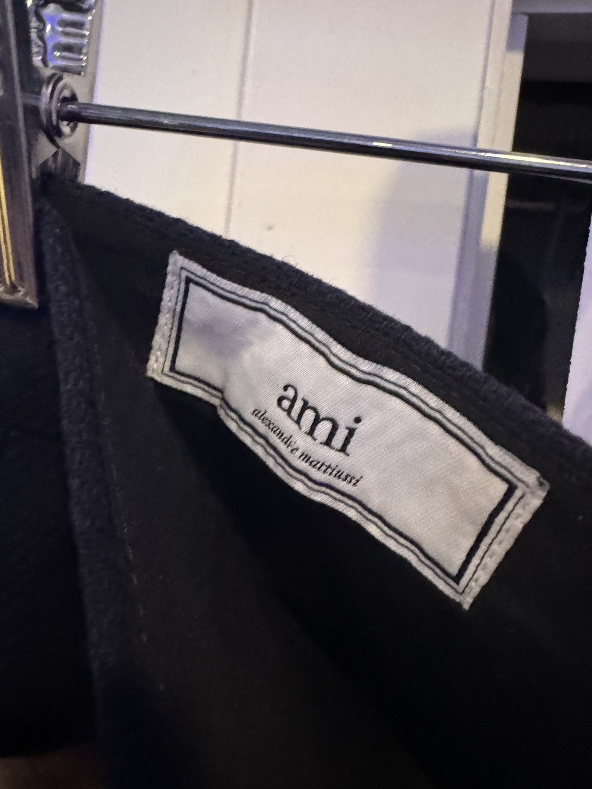 AMI Ami Paris tailored pants black/navy Size US 40 / EU 56 - 2 Thumbnail