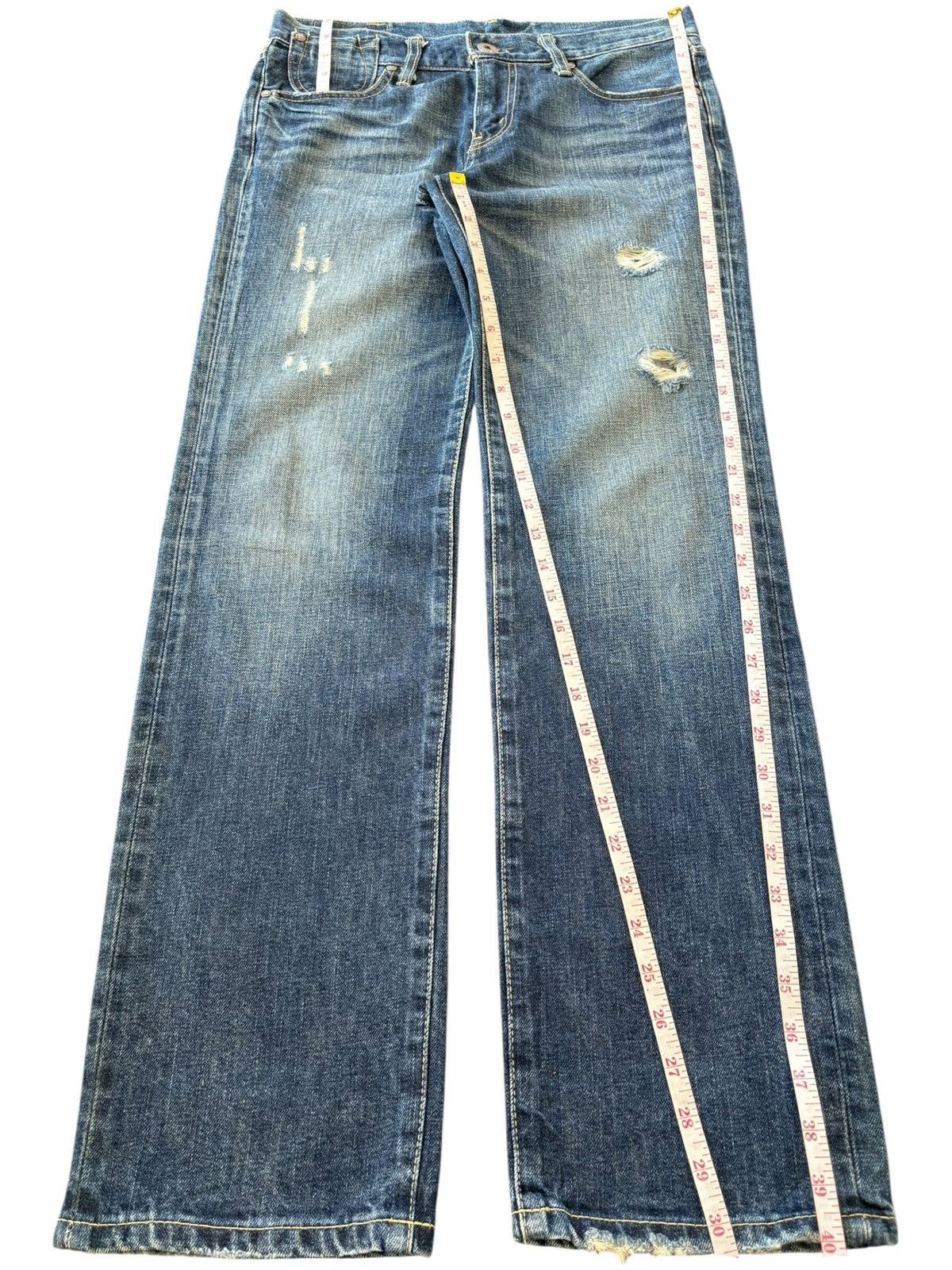 Levi's Vintage 90s Levis 502 Faded Wash Distressed Jeans Size US 31 - 7 Thumbnail