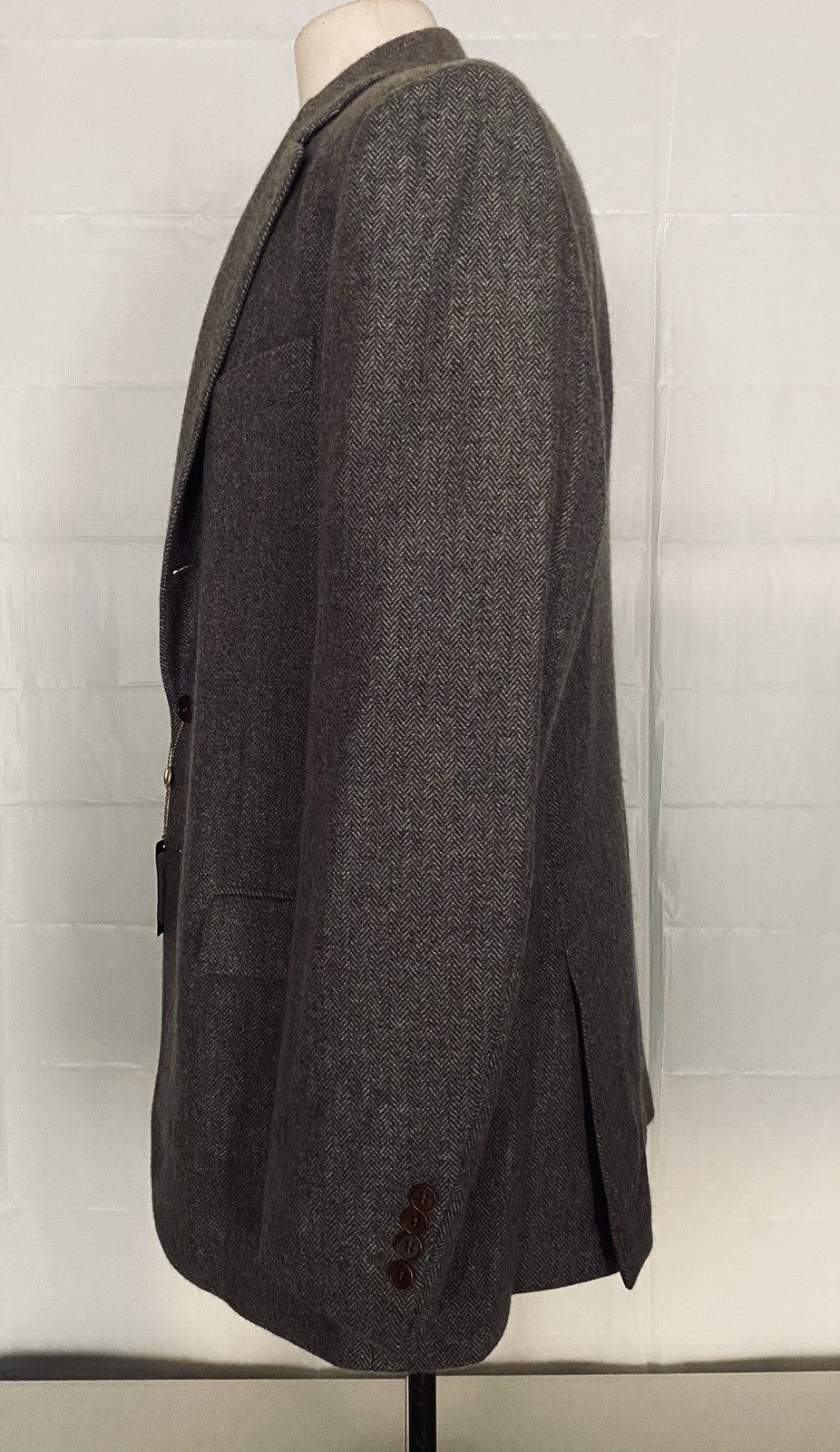 Loro Piana Loro Piana 🇮🇹 Herringbone Cashmere Goatskin Madrid Jkt 56 NEW Size US XL / EU 56 / 4 - 17 Thumbnail
