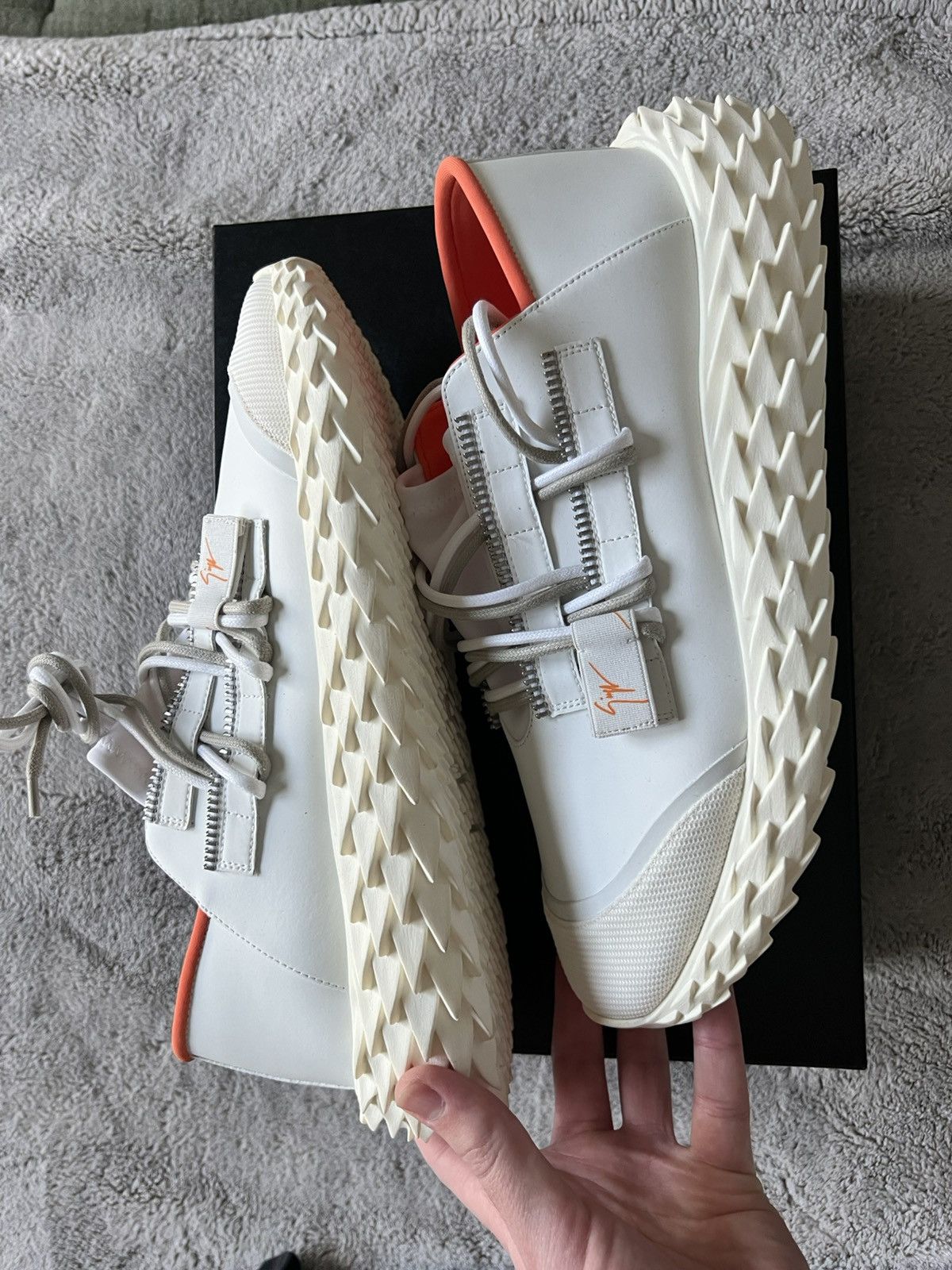 Giuseppe Zanotti Guiseppe Zanotti Urchin Low Sneakers Size US 10 / EU 43 - 10 Thumbnail