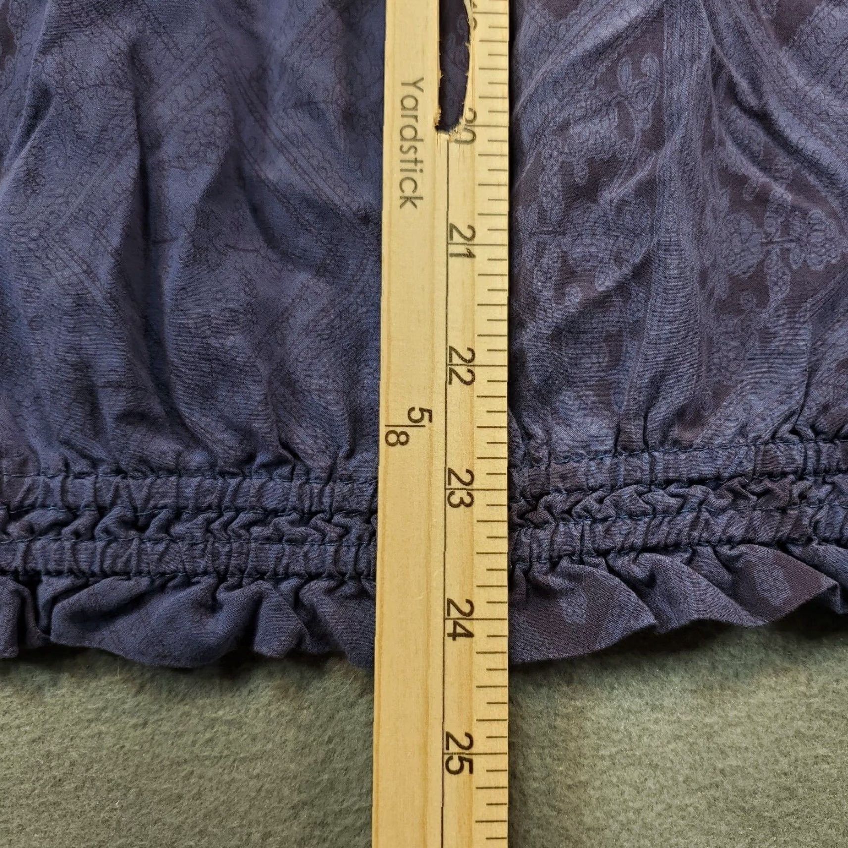 Vintage VINTAGE COMO Blue Boho Loose Top Medium Peasant Blouse Shirt Size M / US 6-8 / IT 42-44 - 4 Thumbnail